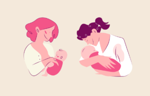 porte-bébé et allaitement